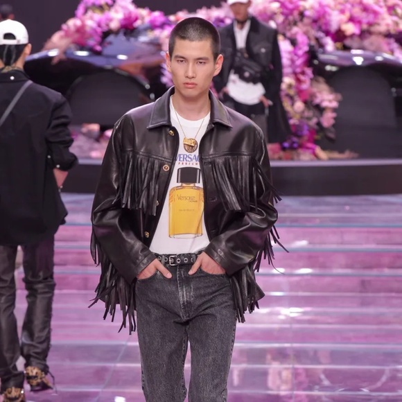 AUTHENTIC new VERSACE runway PULLOVER sz L - Picture 3 of 11